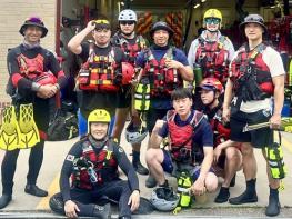 美 소방당국 ‘모든 소방관의 교본’ 찬사,  한국 소방대원 현지 교통사고 현장서 구조활동 펼쳐 기사 이미지