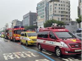 성남소방서, 을지연습 연계 "소방차 길 터주기" 훈련 실시 기사 이미지